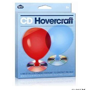 NPW CD Hovercraft Flying Balloon Compact Disc Toy DIY Science Project