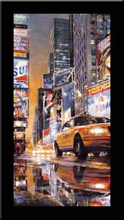 TIMES SQUARE PERSPECTIVE IINew York FRAMED M. Daniels