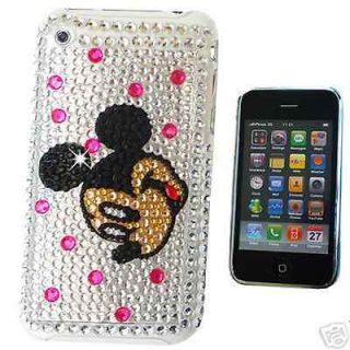 Rhinestone Crystal Bling Back Case Cover Skin For Mobile Cell Phone #A