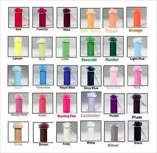 Tutu TULLE ROLLS 6 wide x 25 yard roll various colours netting NEW