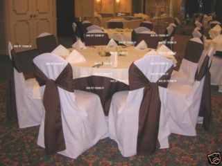100 BRAND NEW Polyester Banquet Chair Covers ~Wedding~