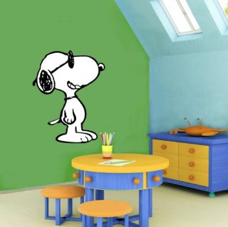 Charlie Brown Snoopy Cartoon Wall Decor Sticker 18x25