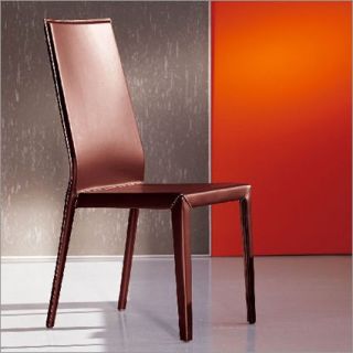 Red Margot H Chair by Cattelan Italia made in Italy Genuine Leather