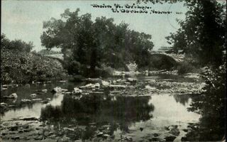 El Dorado KS Main Street Bridge c1910 Postcard