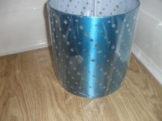 BNWT TEAL BLUE ceiling / pendant / LAMPSHADE