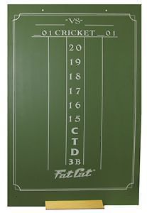 Fat Cat Large Cricket Dart Chalkboard Scoreboard