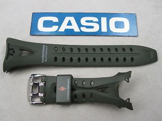 Casio watch band green rubber Pathfinder PAW 1200 PAW 1200 3