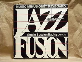 Music Minus One Studio Call: Jazz/Fusion LP