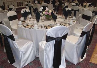 NW 90 WEDDING Party Satin Banquet Chair Covers 13 color