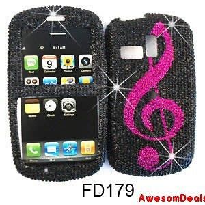 CELL PHONE COVER CASE FOR SAMSUNG FREEFORM LINK R350 R351 BLING PINK