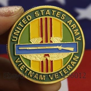 Army Vietnam Veteran / Military Challenge Coin 710