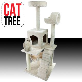 Deluxe 52 Cat Tower Tree Condo Scratcher Furniture Kitten House