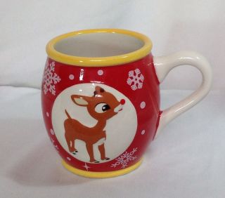 Coffee Mug Tea Cup Christmas Rudolph the Red Nosed Reindeer