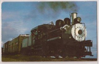 Feather River Railway Postcard Shay Steam Locomotive #3 at San Diego