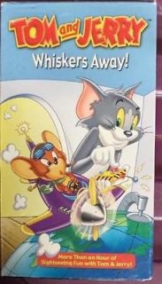 Tom and Jerry   Whiskers Away (VHS, 2003) Children & Family Film