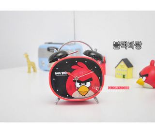 Rovio Angry Birds Double Bell Alarm Clock   Red Bird for Kids