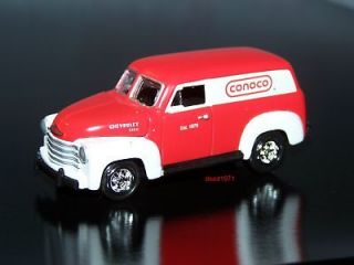 1950 CHEVY SUBURBAN CONOCO GAS STATIONS MINT 1/64 SCALE DIE CAST