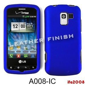 For LG Enlighten Optimus Slider VS700 Cell Phone Case Cover Skin Blue