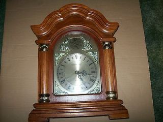 Westminster quartz mantel chime clock tempus fugit 16 1/2h x 13 w