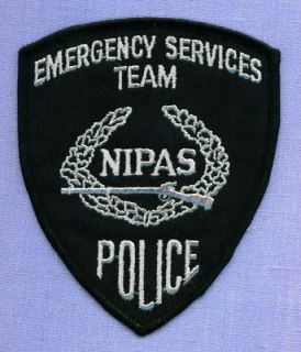 NIPAS ~ SWAT ~ CHICAGO ILLINOIS Police Patch NORTHERN IL POLICE ALARM