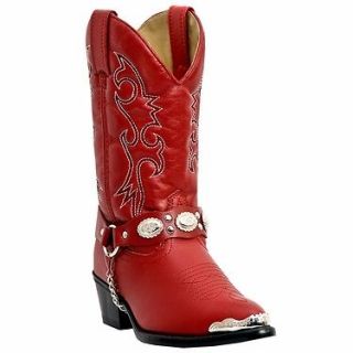 Laredo Little Concho Girls Cowboy Boots Size 8.5 13.5