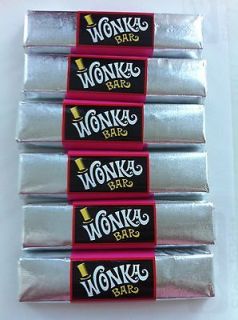 POPPING CHOCOLATE WILLY WONKA BARS BIRTHDAY WONKA PARTY BAG FILLERS