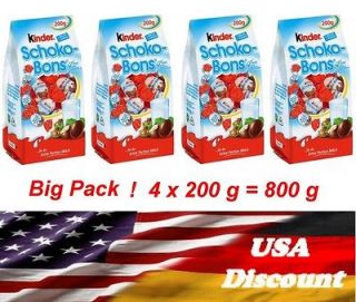 GREAT VALUE  Ferrero Kinder Chocolate 3 BIG PACKS = 72 pc / 900g from