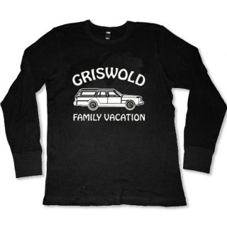 Family Vacation Station Wagon Chevy Chase Lampoon Funny Mens Thermal