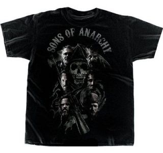 Mens T Shirt   Sons Of Anarchy  Reaper Cast Blend   Officially