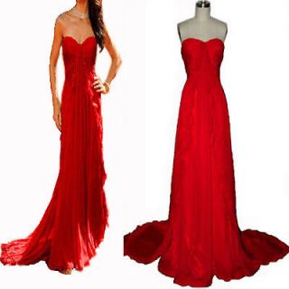 Elegant Ruffle Chiffon Formal Gown Evening Prom Dress