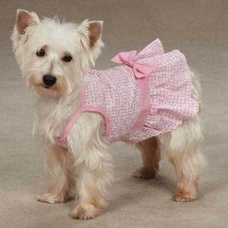 Miss Daisy Pink Daisy Gingham Dog Dress Miscellaneous sizes