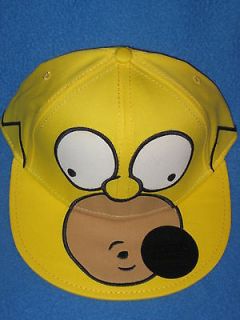 The Simpsons movie cArToOn New MENS FITTED Flat Brim L/XL hat CAP