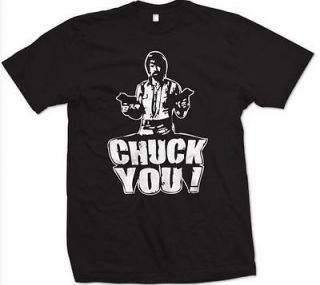 Chuck You Chuck Norris Funny 80s Retro WoW T Shirt