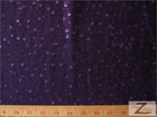 BUBBLE SEQUIN FABRIC Chocola te  SOLD BTY W70 SEAWEED/SCALE/ FISH