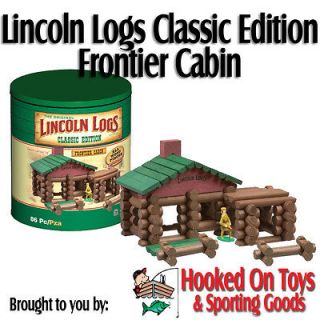 The Original Lincoln Logs Classic Edition Tin   Frontier Cabin   86