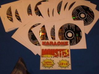 KARAOKE MONSTER HITS CD+G 25 FACTORY NEW DISC 400 SONGS SET #4(not
