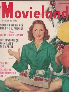 DEC 1951 MOVIELAND vintage movie magazine JANET LEIGH   CHRISTMAS