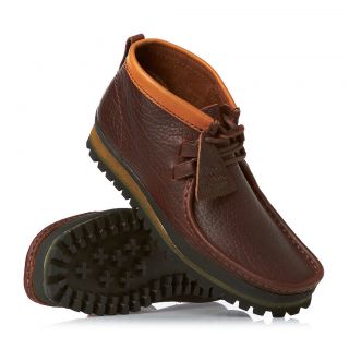 Clarks Originals Wallabee Low Mens Boots   Chestnut Leather
