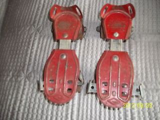Antique steel roller skates made by George K Garrett co.U.S.A