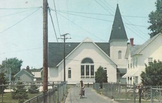 F2736 VA, Tangier Island Methodist Church Postcard