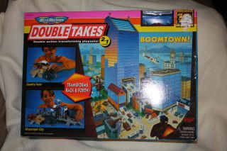 1996 MicroMachines Micro Machines Boomtown play set NEW Adult owned