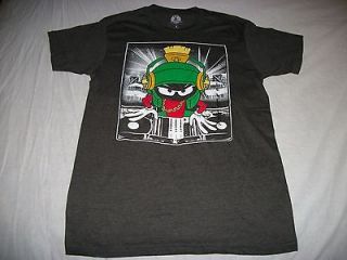 NEW LOONEY TUNES T SHIRT=SIZE L=GRAY=MARVIN THE MARTIAN IMAGE=LOONEY