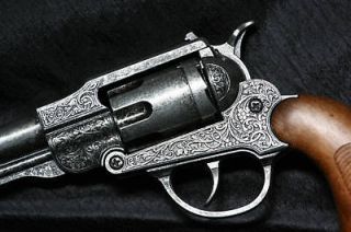 Civil War Cap Gun Metal Cap Gun Pistol Fires 8 shot Ring Caps BRAND