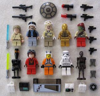 STAR WARS MINIFIG LOT figures people jedi minifigures guys toy clone