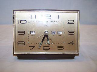vintage elgin alarm clock in Clocks