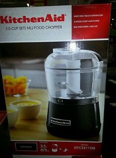 NEW!! KitchenAid 3.5 cup Food Chopper and Processor   ONYX BLACK