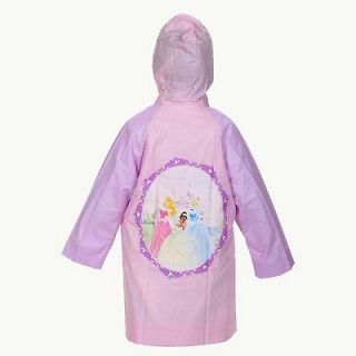 Disney Princess Girls Purple Rain Slicker Tiana /Aurora /Cinderella