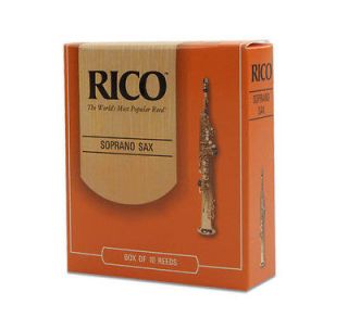 LOT 2 Boxes of 10 *BRAND NEW* Rico & Vandoren Soprano Saxophone Reeds
