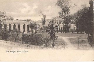 The Punjab Club, Lahore, PAKISTAN   British India