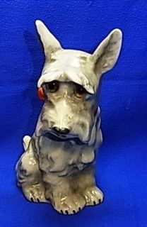 Vintage German Porcelain Figurine GOEBEL DOG Night Light Perfume Lamp